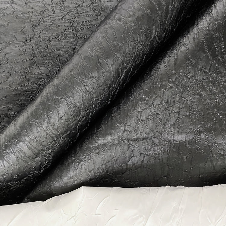 Laminated Devore - Black