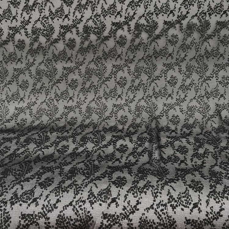 Sheer Crepe - Cut Pile Insert - Black
