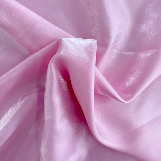 Shimmering Lake Satin - Pink