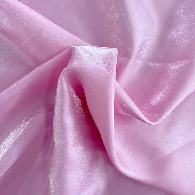 Shimmering Lake Satin - Pink