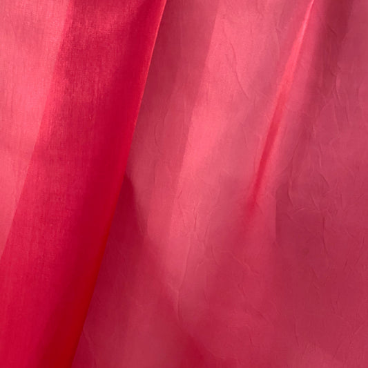 Iridescent Organza - Crimson Red