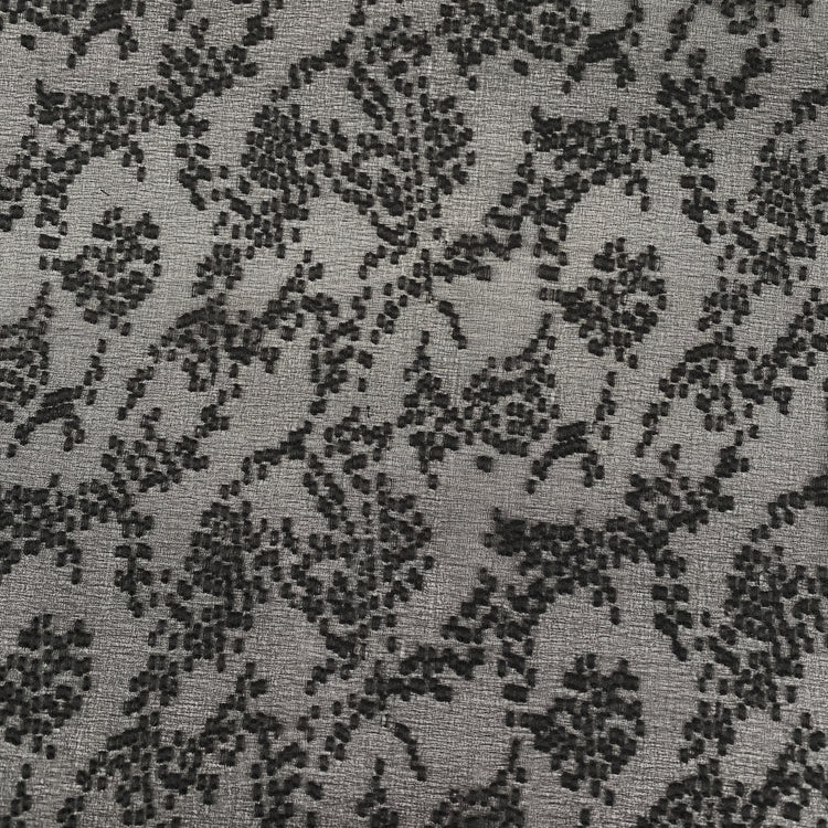 Sheer Crepe - Cut Pile Insert - Black