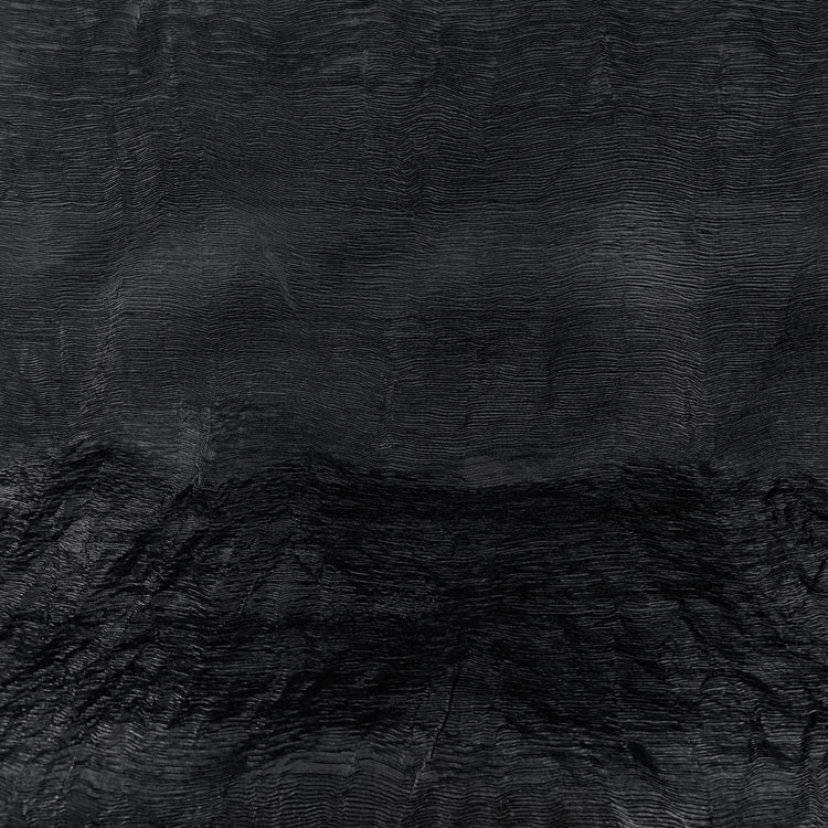 Bonded Plisse Poplin - Black