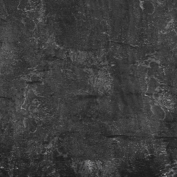 Bonded Plisse - Shibori Dyed - Black