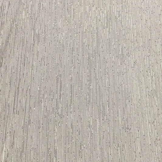 Metallic Dupion - White/Silver