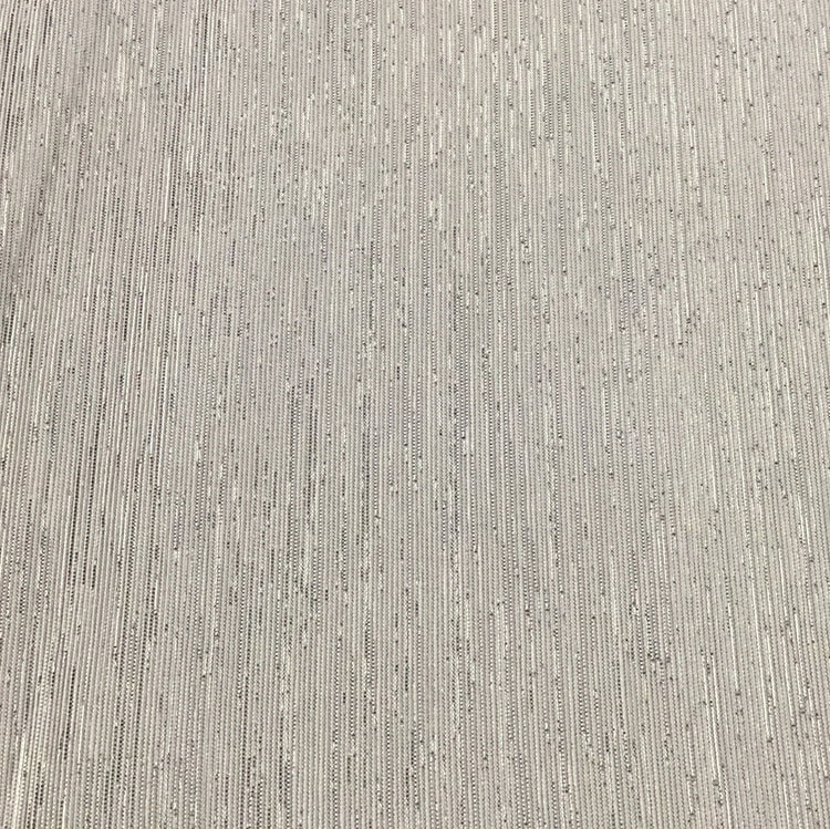 Metallic Dupion - White/Silver