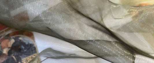 Metallic Organza - Silver