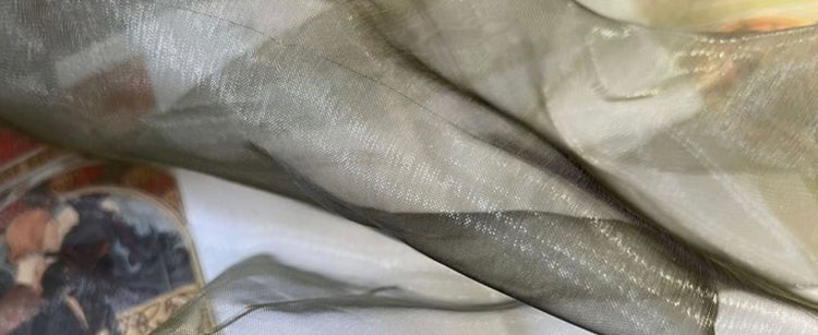 Metallic Organza - Silver