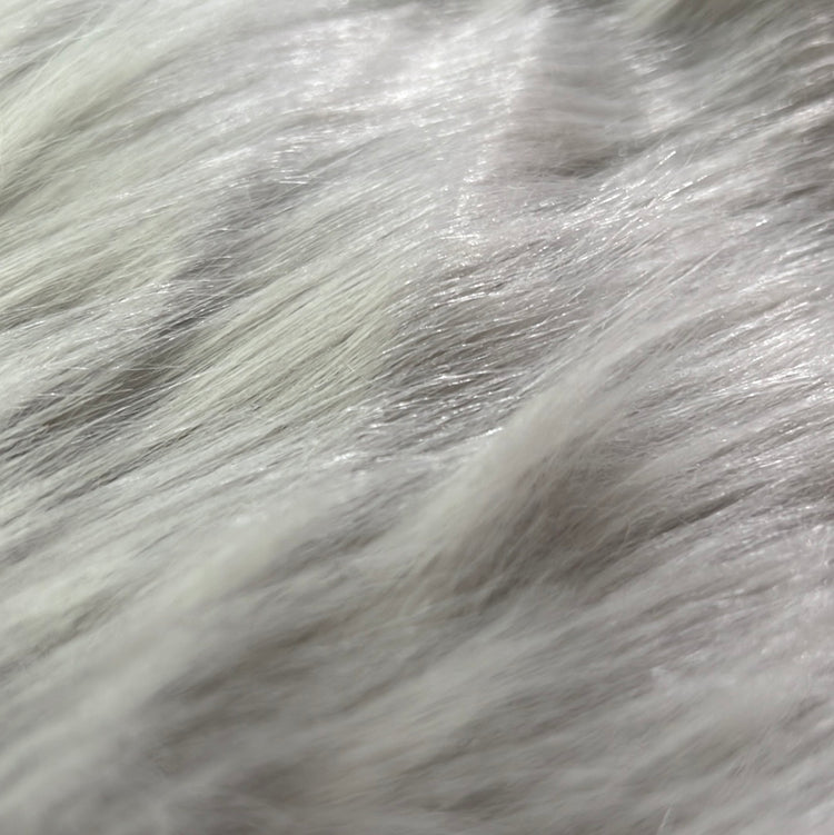 Faux Fox Fur - Medium Pile - Gainsboro Grey