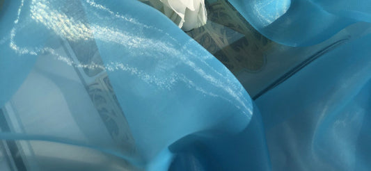Plain Organza - Powder Blue