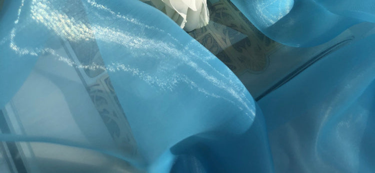 Plain Organza - Powder Blue