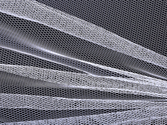 Heavy Tulle - White