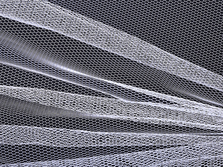 Heavy Tulle - White