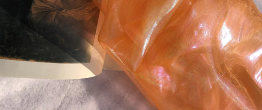 Holographic Organza - Dark Orange