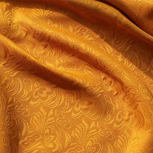 Floral Art Nouveau Damask - Gold