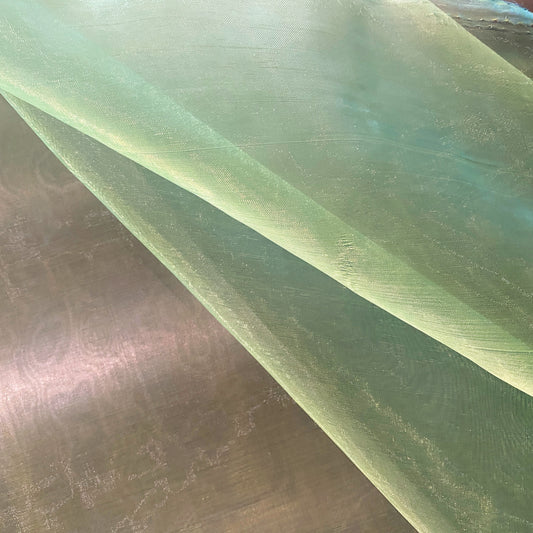 Shot Organza - Yellow Green / Blue