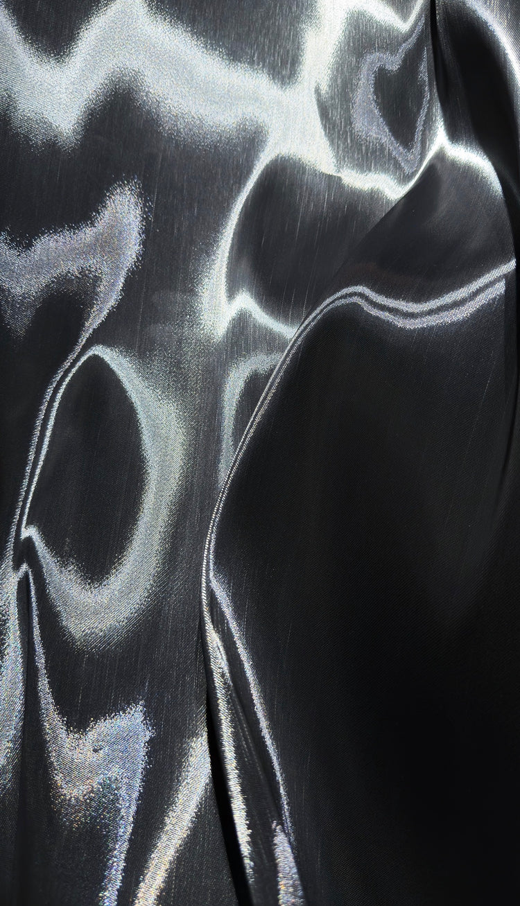 Crystal Nylon Satin - Gunmetal