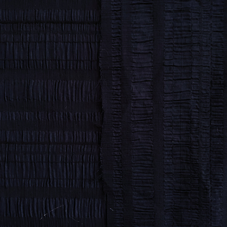 Ruche Striped Dobby - Navy / Midnight