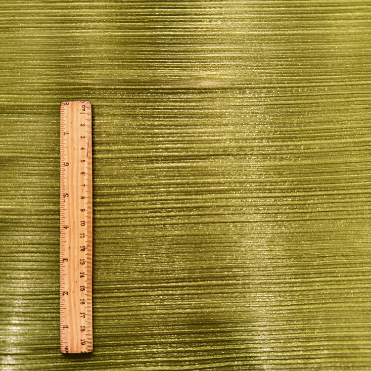 Accordion Plissé Organza- Green