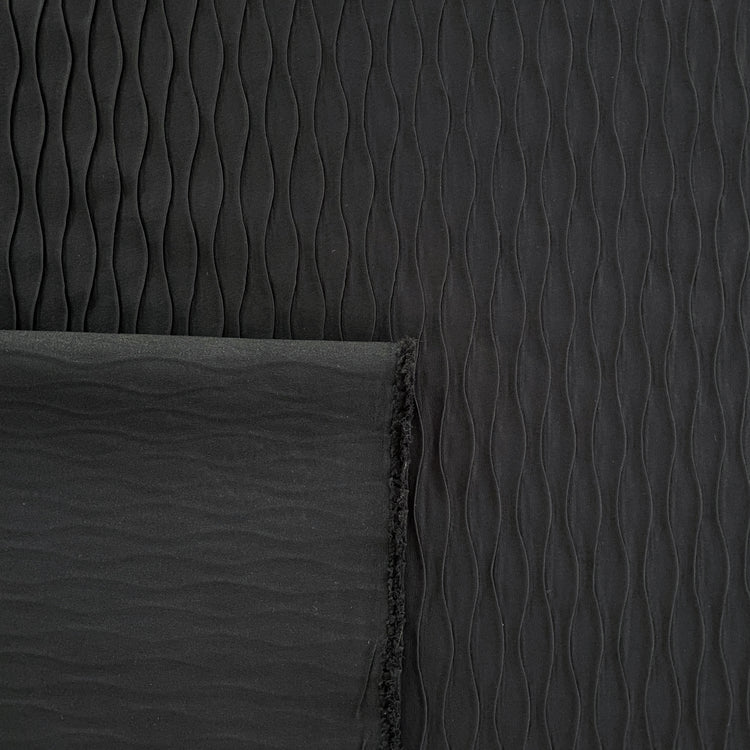 Wave Twill Bonded - Black