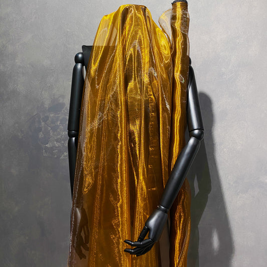 Liquid Steel Organza - Copper