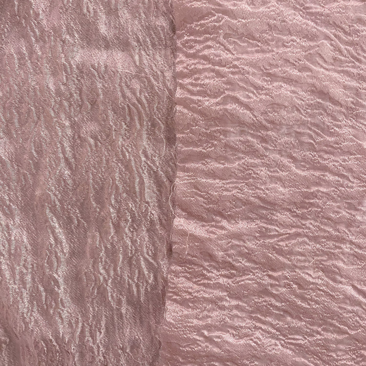 Cloqué Organza - Pink
