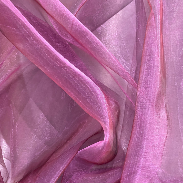 Shot Organza - Violet / Black