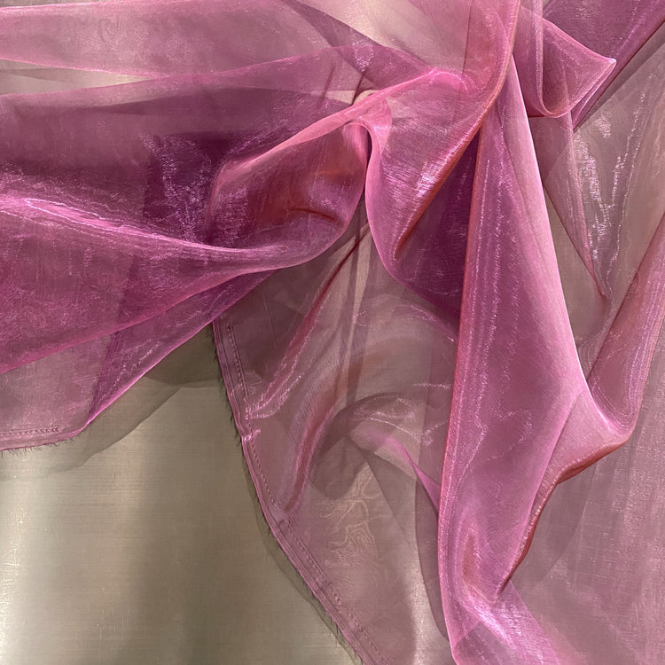 Shot Organza - Violet / Black