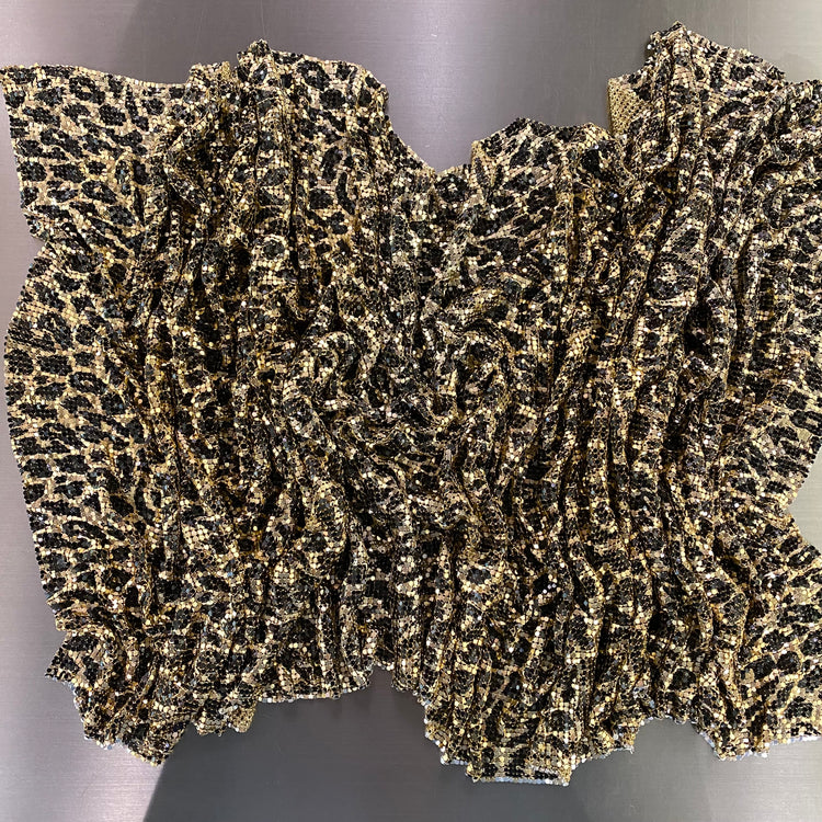 Glomesh - Gold Leopard Print