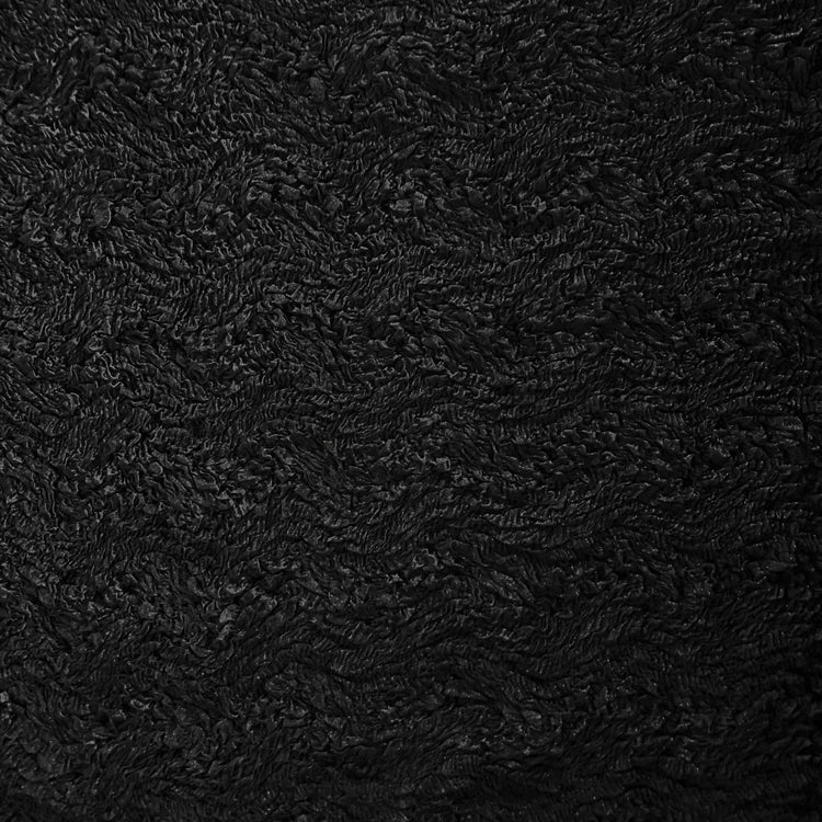 Warped Checkerboard Smocked Satin - Black