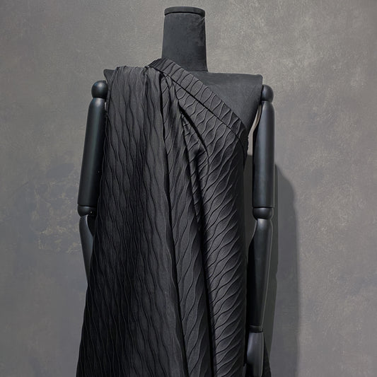 Wave Twill Bonded - Black