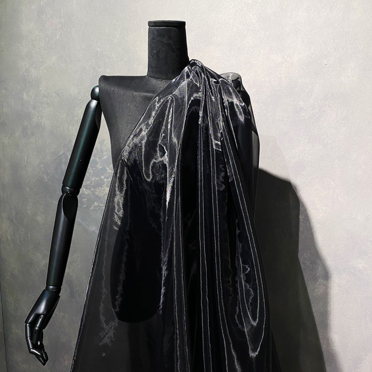 Plain Organza - Black