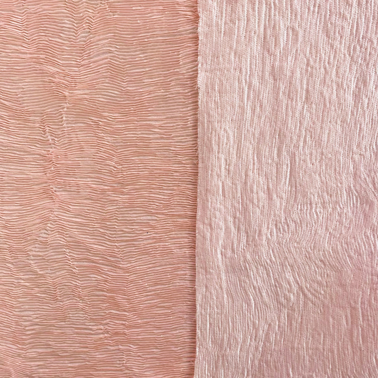 Bonded Rippled Plisse - Pink