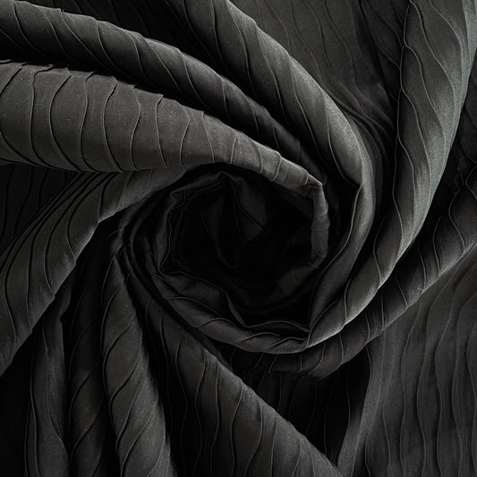 Wave Twill Bonded - Black