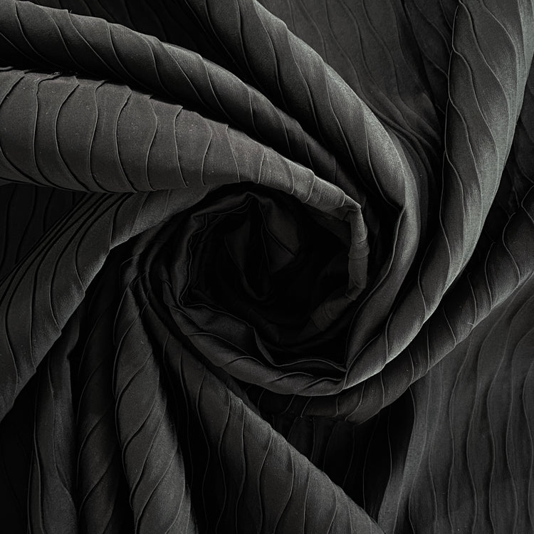 Wave Twill Bonded - Black