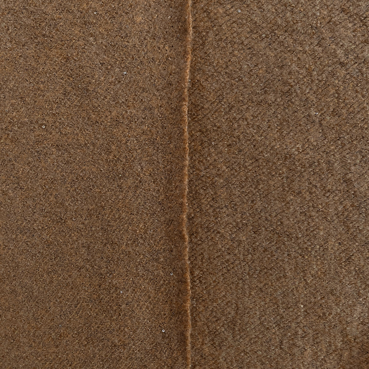 Micro Sequin Wool Bouclé - Caramel