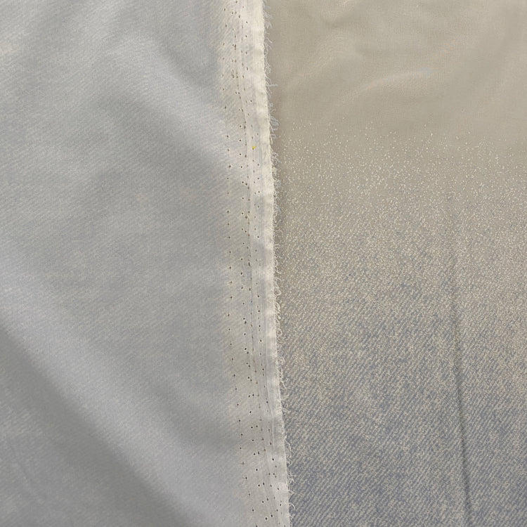 Denim Devoré Burnout Chiffon - Light Blue