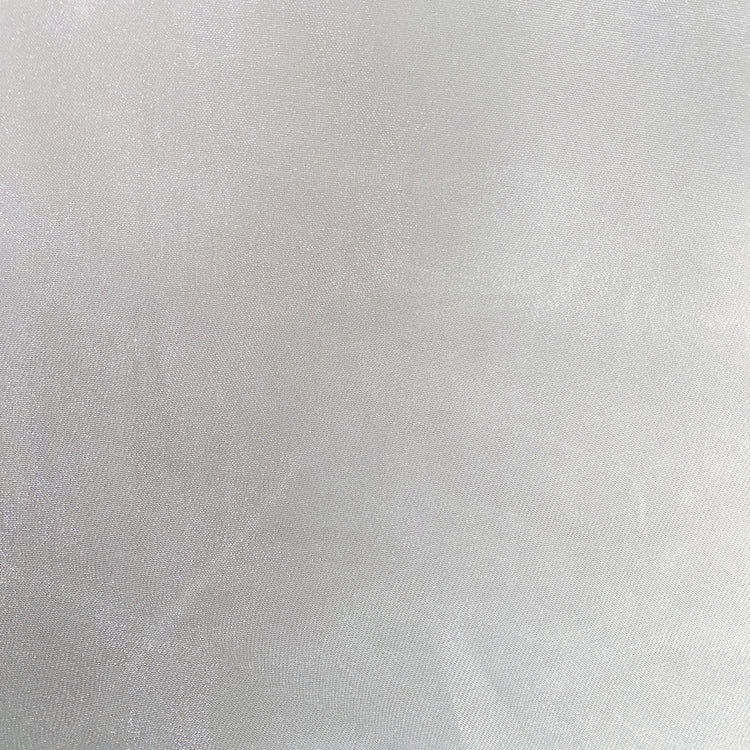 Metallic Organza - White