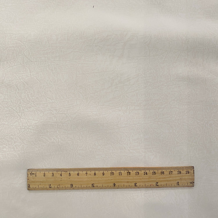 Earth Textured Faux Leather - Ivory