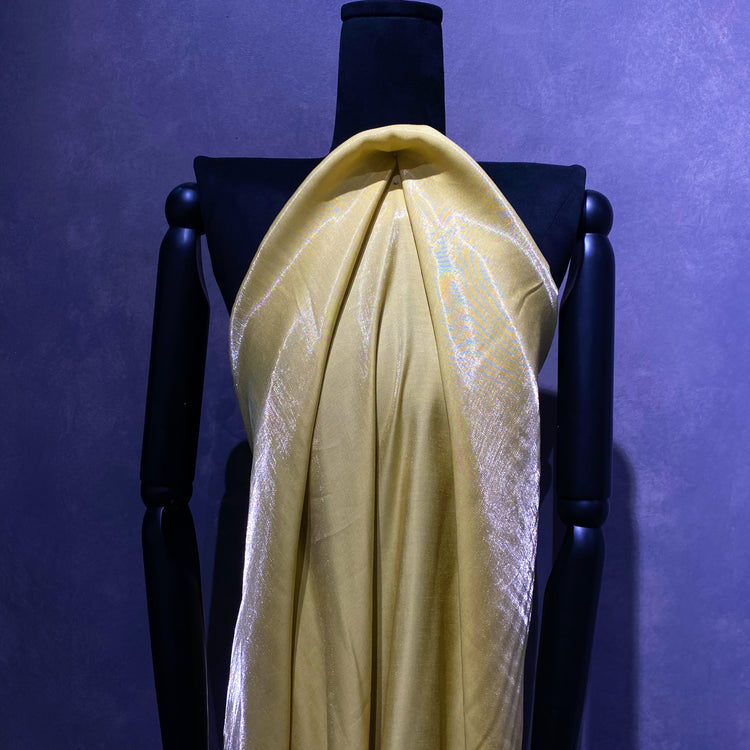Shimmering Lake Satin - Light Gold