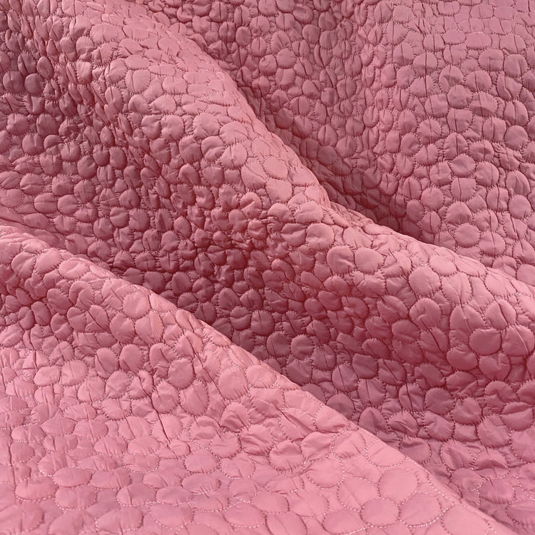 Forget-Me-Not Quilted Taffeta Bonded Dacron - Pink