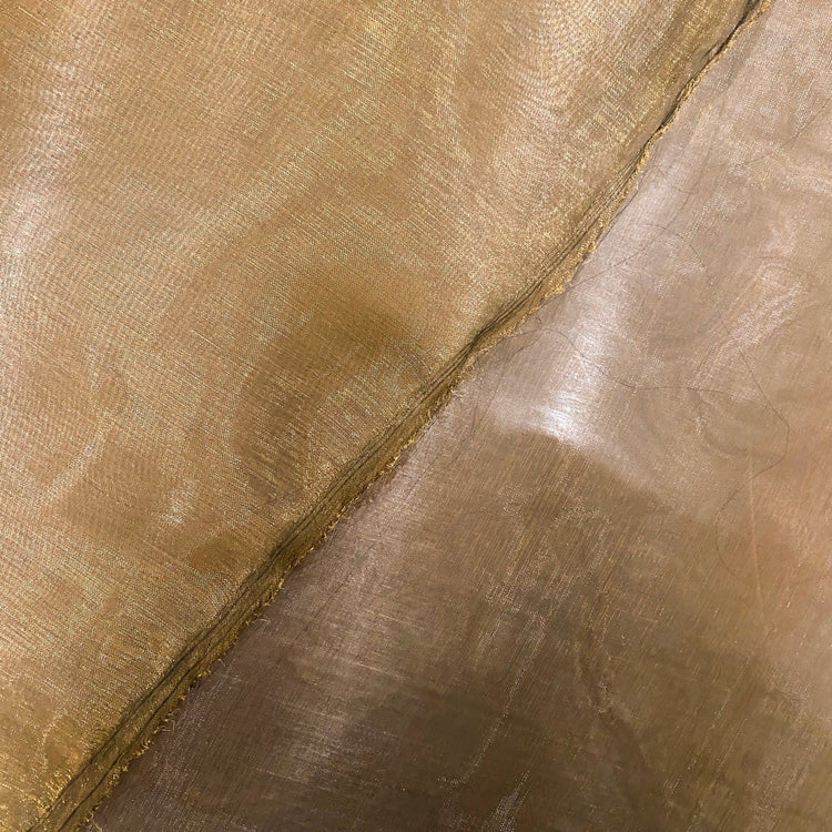 Shot Organza - Goldenrod / Black