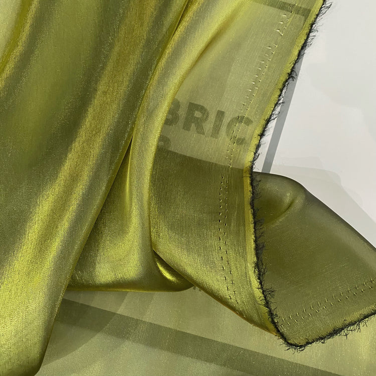 Iridescent Organza - Olive