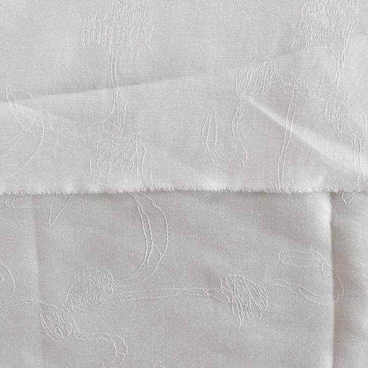 Summer Set Rose Twill - White