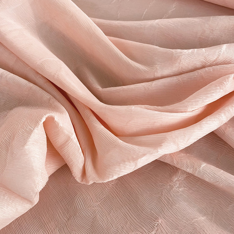 Bonded Plisse - Light Pink