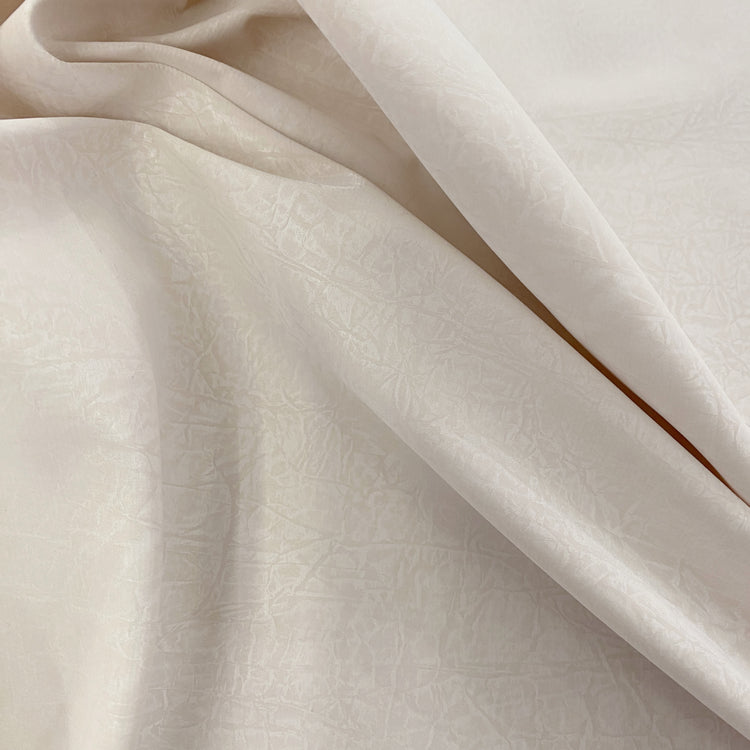 Earth Textured Faux Leather - Ivory
