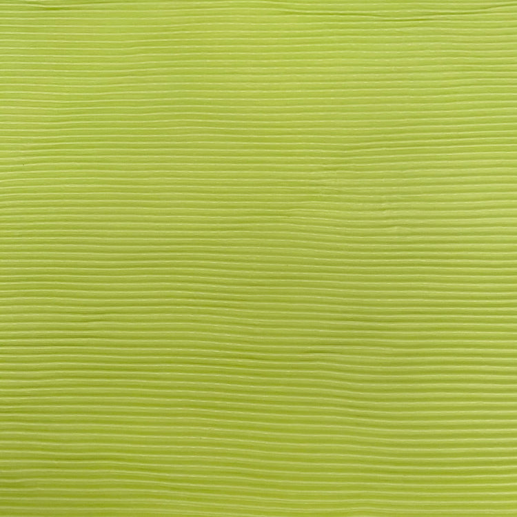 Accordion-Pleated Taffeta - Lime Green