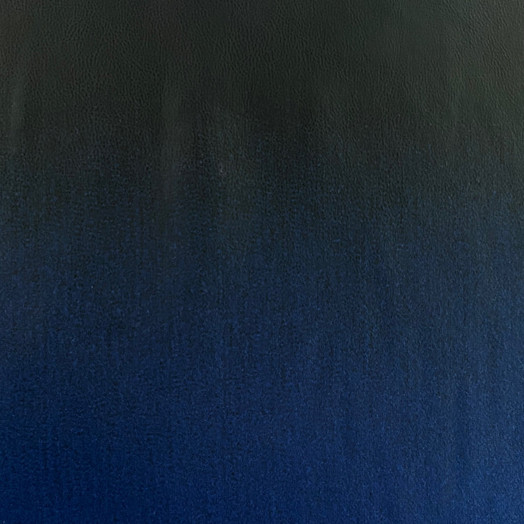 Felted Faux Leather - Black / Navy