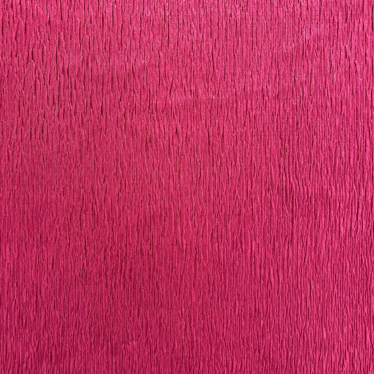 Smocked Bark Double Knit - Rose Red
