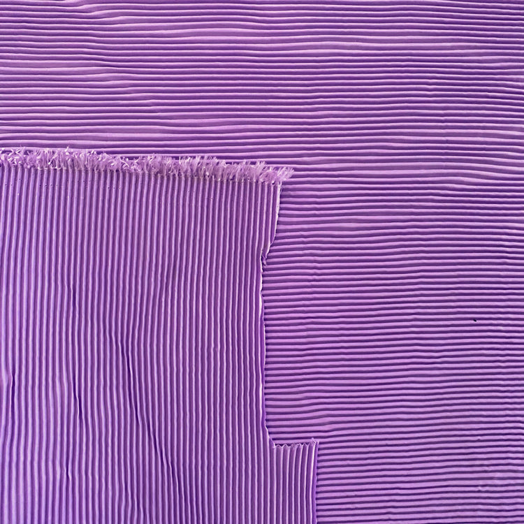 Accordion-Pleated Taffeta - Lavender